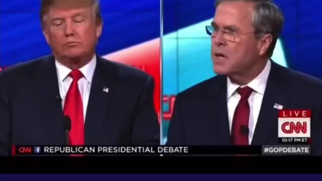 Trump roasting Jeb