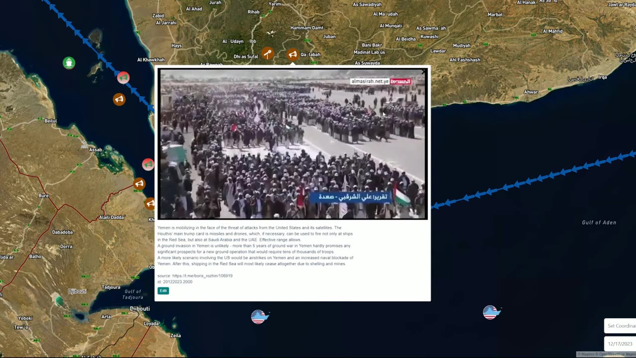 Military Summary -- The Red Sea Is The "Dead" Sea