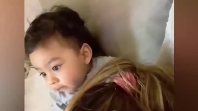 mom bothers to watch the cartoon