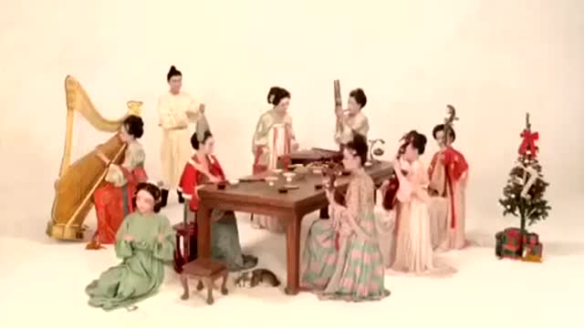 Jingle bells with Chinese musical instruments