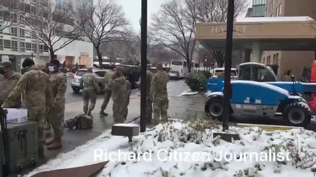 Troops Arriving in DC