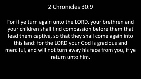 KJV Bible 2nd Chronicles Chapter 30