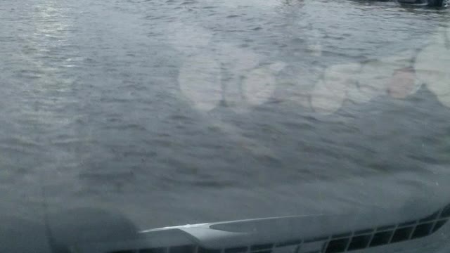 Car lot floods in Florida Storm in December.