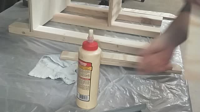 Assembling a base for an end table