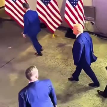 Smartphone Thrown At President Trump As He Exits Rally