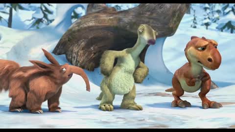 ICE AGE: DAWN OF THE DINOSAUR Clips - "Angry Fossil" (2009)-9