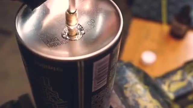 Modification of spray paint can
