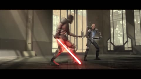 Darth Maul vs Pre Vizsla With Remastered Music