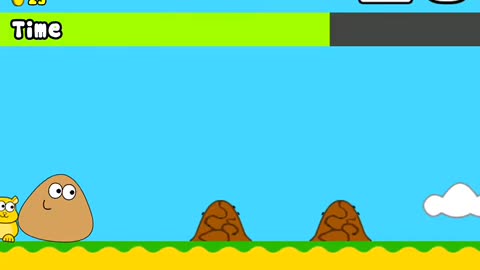 Pou gameplay: Pet Walk (minigame)