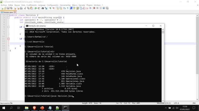 Java parte 5. Estructuras de decisión y operadores relacionales.