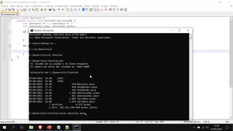Java parte 5. Estructuras de decisión y operadores relacionales.