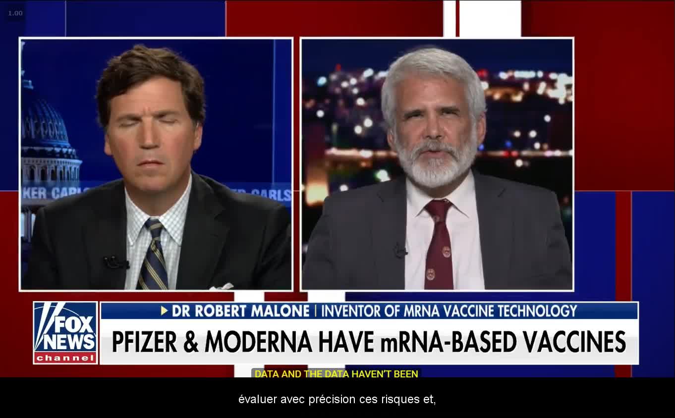 Doctor Robert Malone interviewed on Fox News