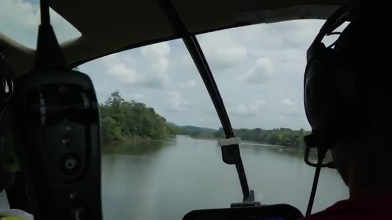 A Suprise Helicopter Flight With The Vice President Of Suriname