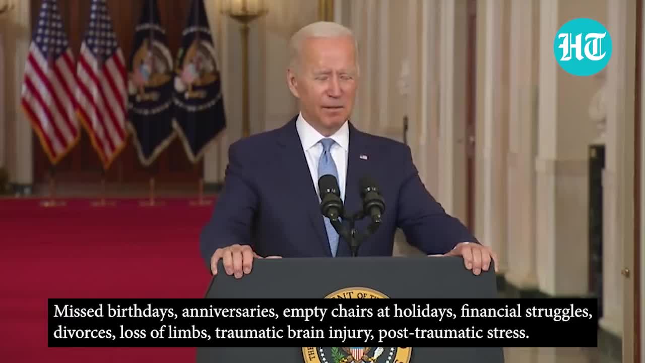 Afghanistan: Joe Biden remembers his late son who fought in Iraq, in speech on US withdrawal