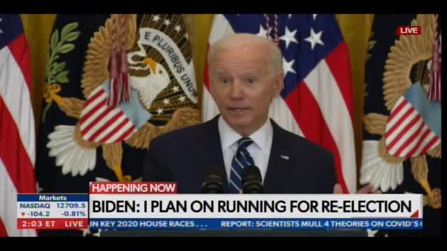 Joe Biden Laughs and Mocks President Trump During First Presser