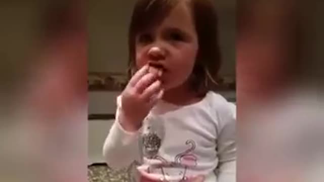 FUNNY ADORABLE BABY GIRL TRYING TO SAY PERFECT...