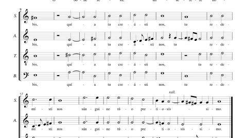O Bone Jesu, Ingegneri, Soprano Part