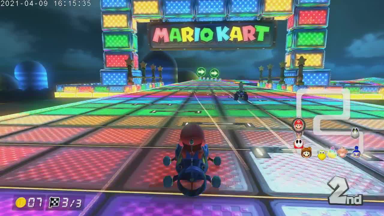 Mario Kart 8 Deluxe Switch Mario Part 30 SNES Rainbow Road