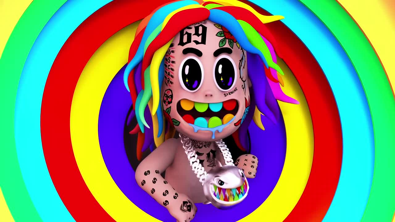 6ix9ine - NINI (Feat. Leftside) [Official Lyric Video]