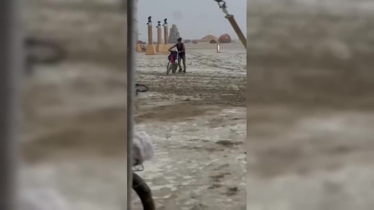 Burning Man Festival: Flooding across Nevada has trapped festivalgoers.