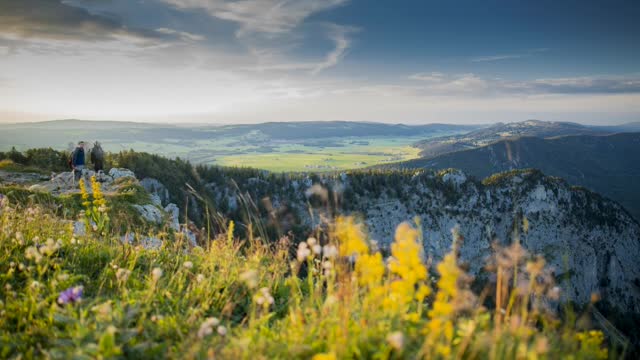 Creux Du Van - Mountains Timelapse