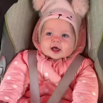 Cute smile of cute baby