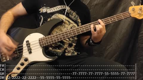 Rise Against - Satellite Bass Cover (Tabs)
