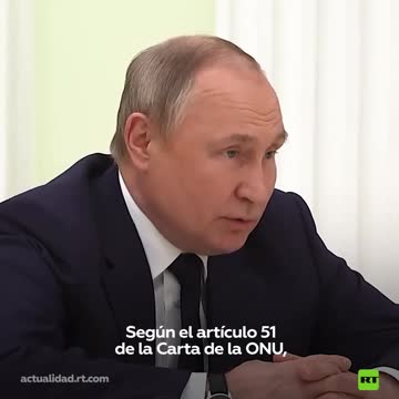 Putin:"Le repubbliche popolari di Donetsk e Luhansk ci hanno chiesto aiuto,ecco perchè abbiamo lanciato l'operazione militare speciale in Ucraina per aiutare il Donbass in conformità con la Carta delle Nazioni Unite"