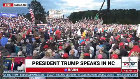 TRUMP RALLY IN SELMA N.C.