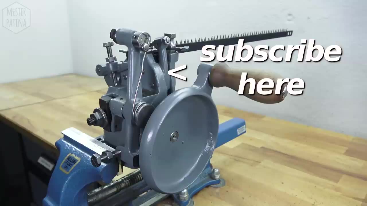 Saw Blade Tooth Setter Machine | Restoration --- AF invention