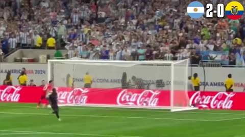 Argentina vs Ecuador (4-2) Penalty Shootout | Copa America 2024