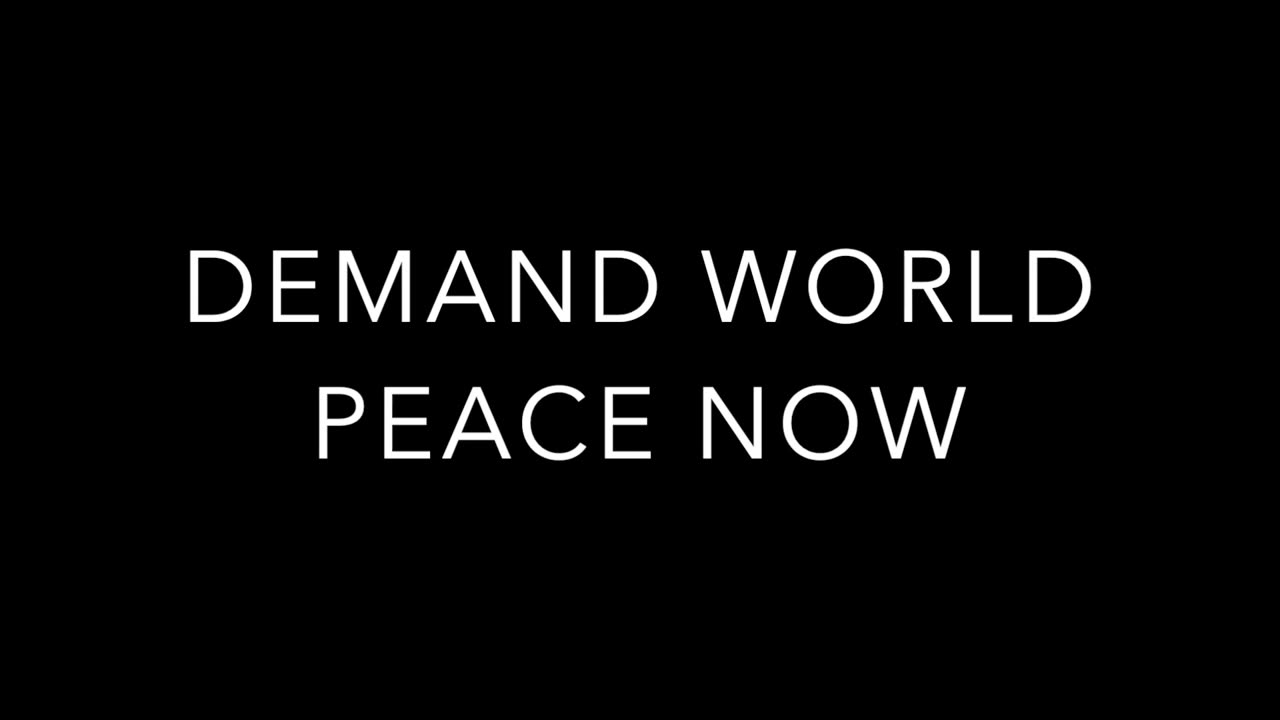 Trump +RFK JR "Demand World Peace NOW"