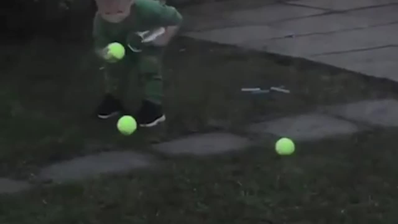 @Funny He Found So many Balls