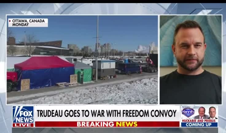 Leader of the Truckers Interview With Hannity 02/15/2022