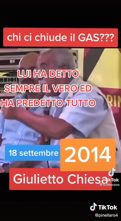 Chi ci ha chiuso il rubinetto del gas