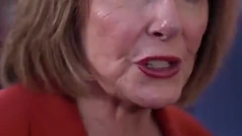 An inebriated Pelosi says she doesn't "even want to talk about him [Trump],