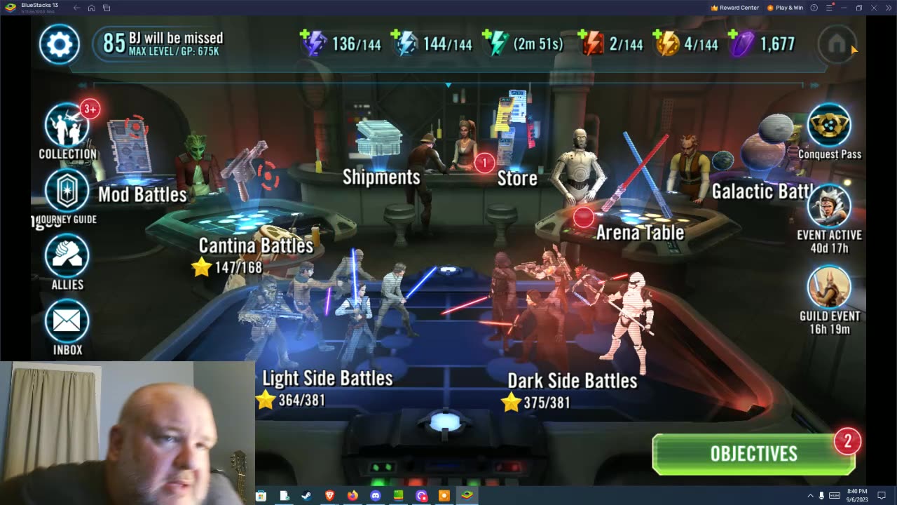 Star Wars Galaxy of Heroes F2P Day 133