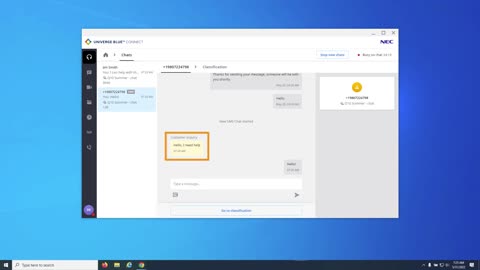 UNIVERGE BLUE CONNECT with ENGAGE - Agent - Using ENGAGE within CONNECT