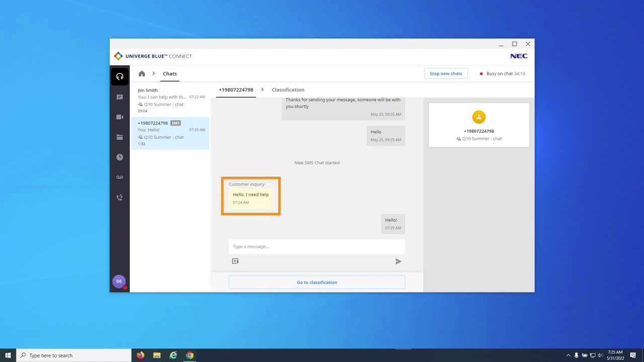 UNIVERGE BLUE CONNECT with ENGAGE - Agent - Using ENGAGE within CONNECT