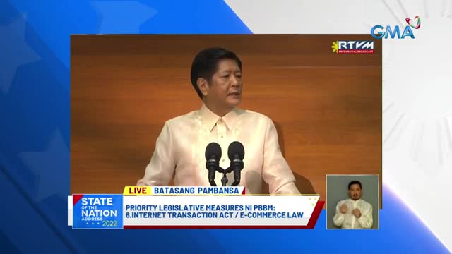 Pres. Marcos Jr. proposes internet transaction or E-Commerce Law as priority measure