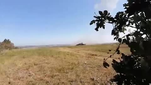 Russian armed forces T-72 resisting an ATGM attack.