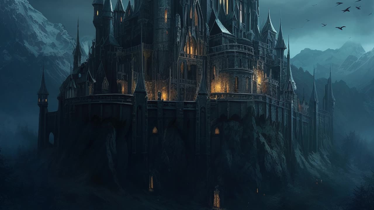 Dark Haunted Castles | Abandoned Gothic Castles | Eerie Atmosphere | Digital Art | AI Art