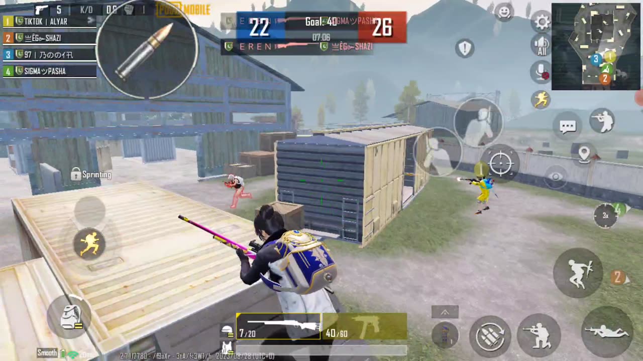 M24 IN RANDOM MATCH PUBGMOBILE