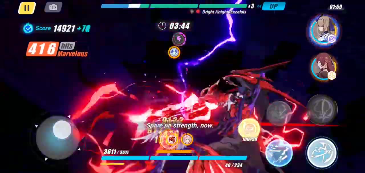 Honkai Impact 3rd - Memorial Arena Vs Bright Knight SS Difficulty July 15 2022