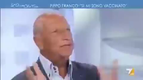 Pippo Franco commenta la sperimentazione dei vaccini da myrta merlino