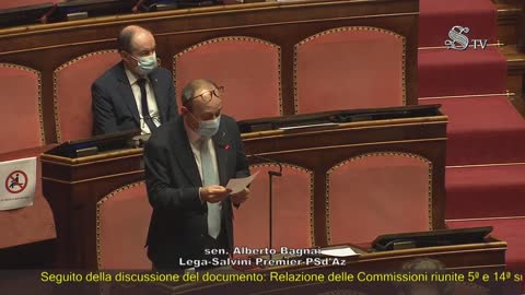 🔴 Intervento in Aula del Sen. Alberto Bagnai del 01/04/2021.