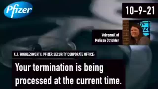 ‘Fetal Cell’ Whistleblower Melissa Strickler has been TERMINATED.