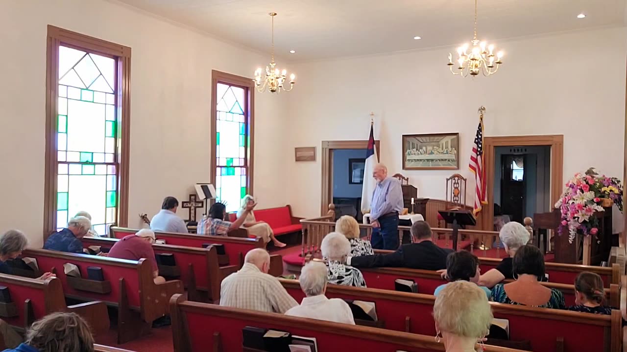 Vernon Chapel Sunday Service (Romans Ch. 7 The Law) led by Pastor Kenny 8/20/2023