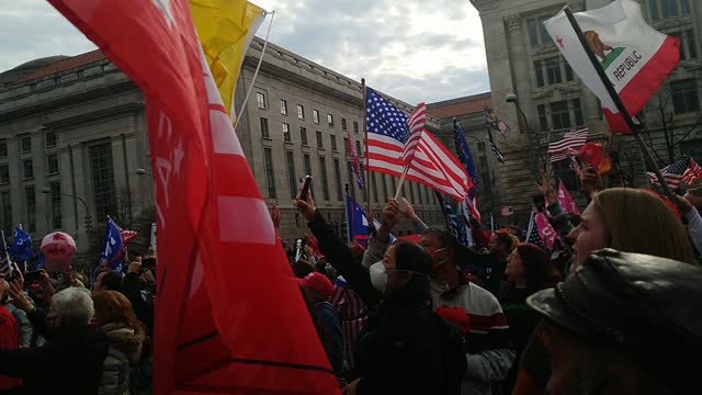 Best Video Ever...President Flyover MAGA Rally 12/12/2020