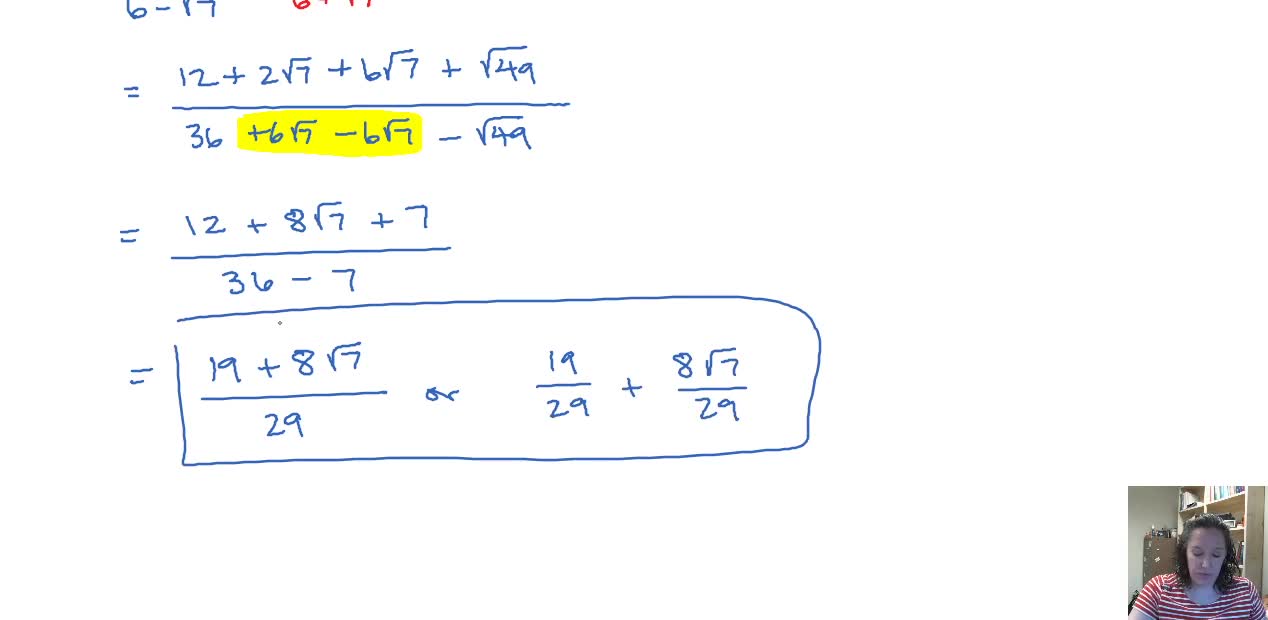 Rationalizing the Denominator